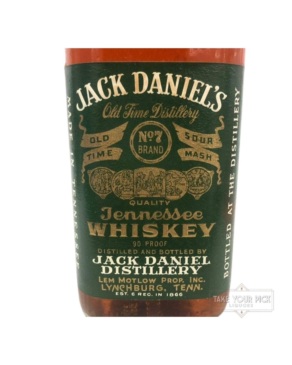 1972 Jack Daniel's Old No. 7 Tennessee Whiskey 90 Proof 750ml