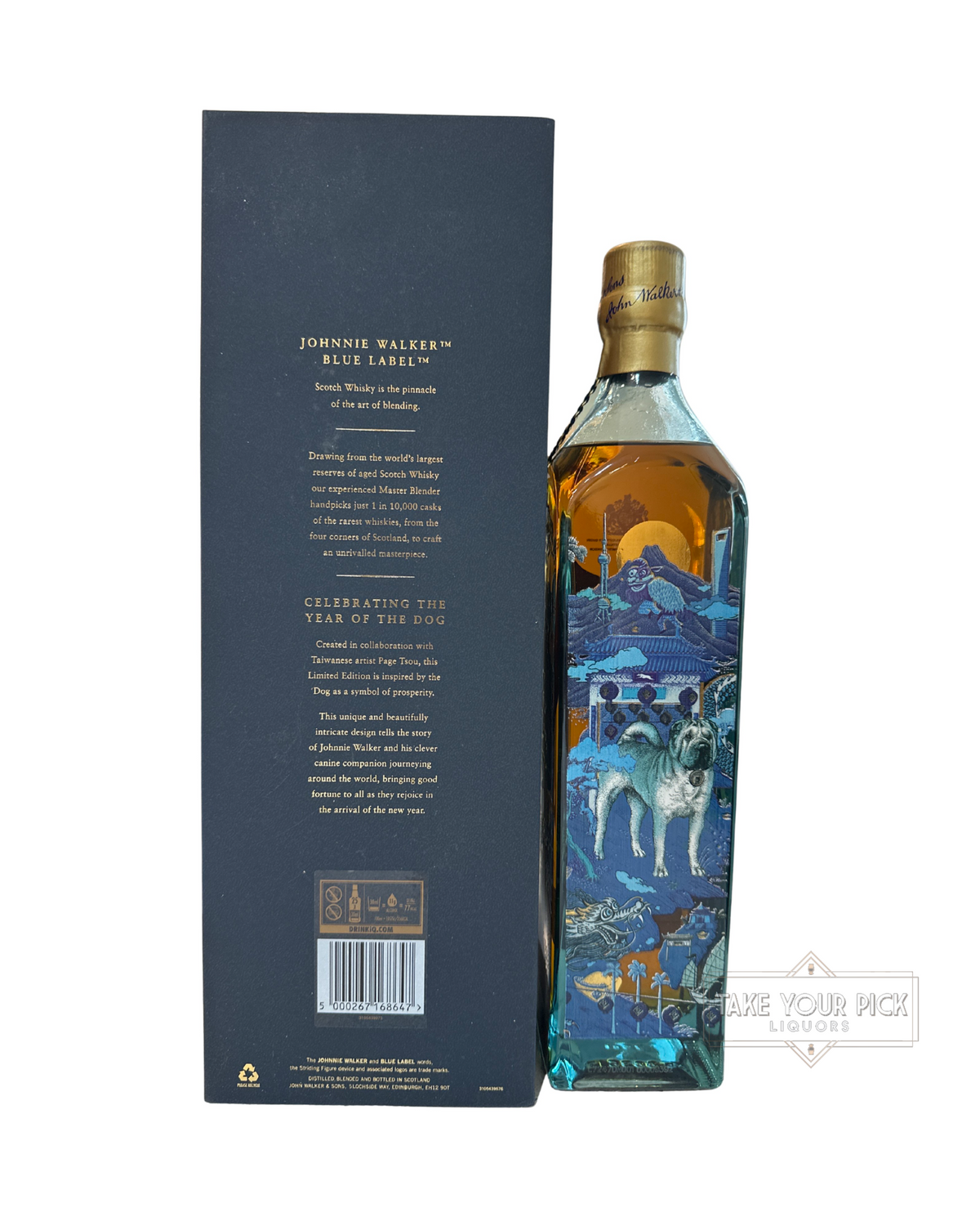 2018 Johnnie Walker Blue Label Year of the Dog 92 Proof 750ml