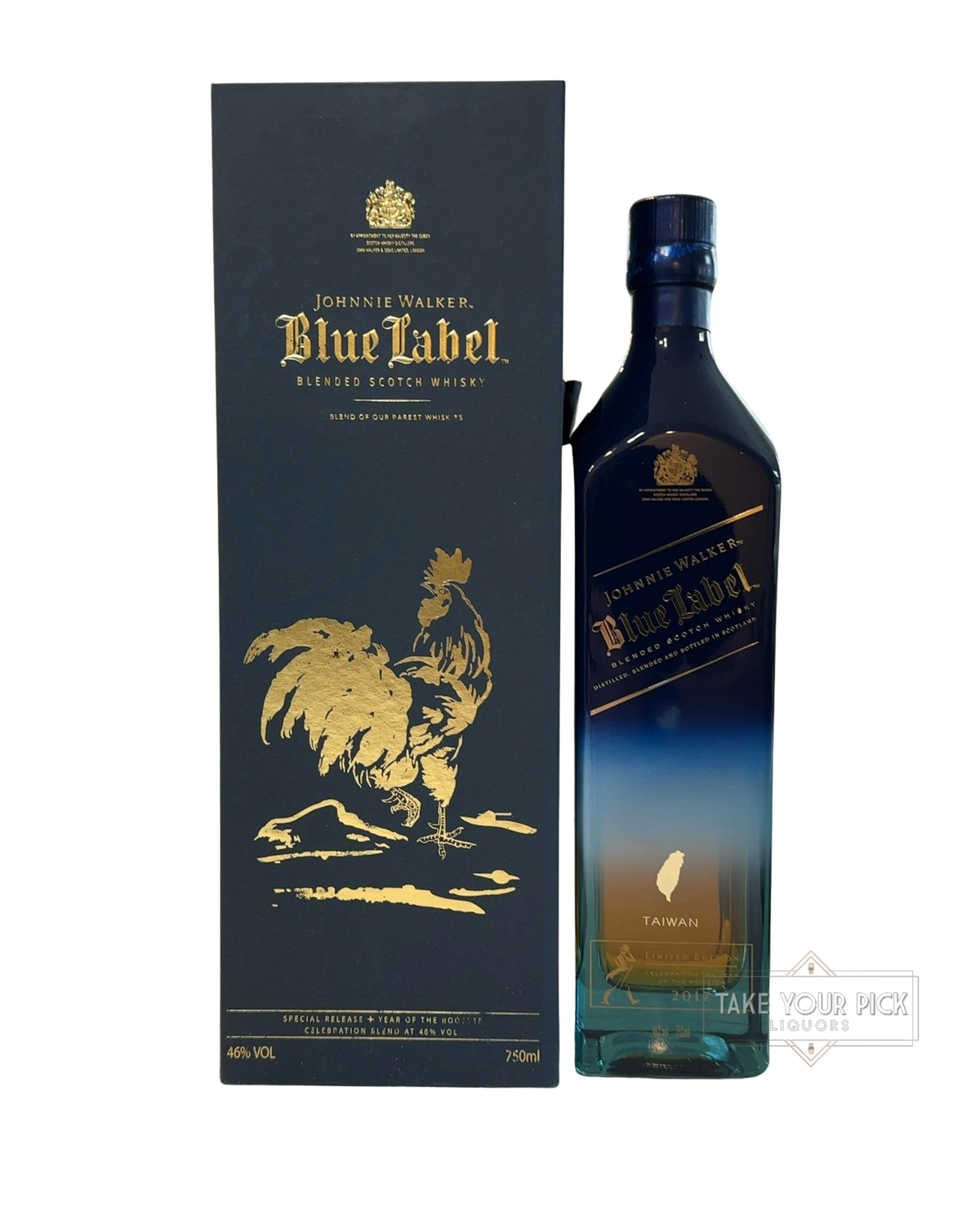 2017 Johnnie Walker Year of the Rooster Blue Label 92 Proof 750ml