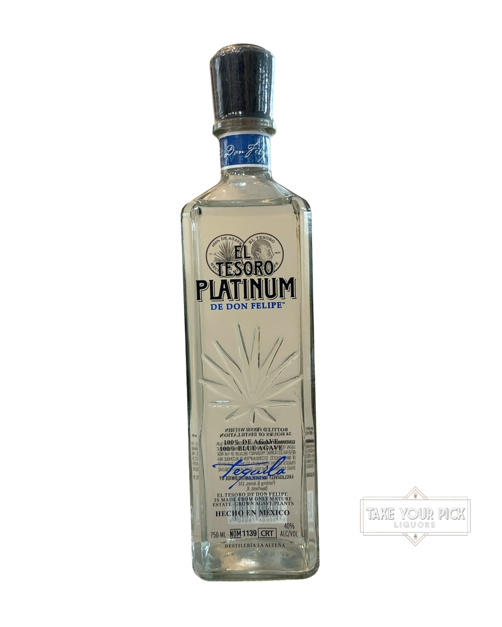 2008 El Tesoro Platinum de Don Felipe 80 Proof 750ml