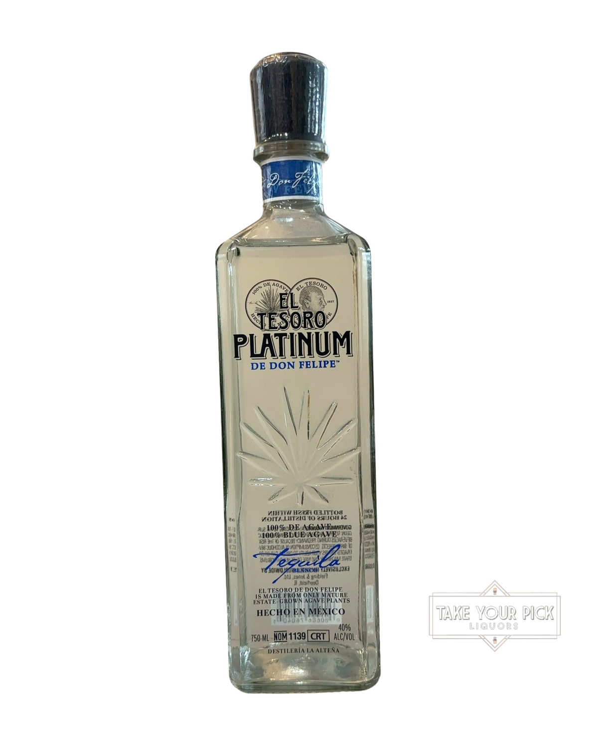 2008 El Tesoro Platinum de Don Felipe 80 Proof 750ml