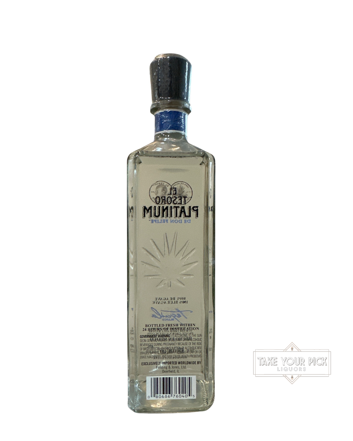 2008 El Tesoro Platinum de Don Felipe 80 Proof 750ml