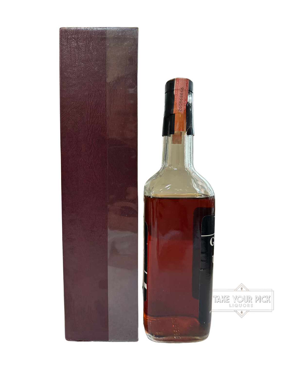 1967 Grommes & Ullrich Pre-War Black Label Kentucky Straight Bourbon Whiskey 84 Proof 4/5 Quart 84 Proof 757ml