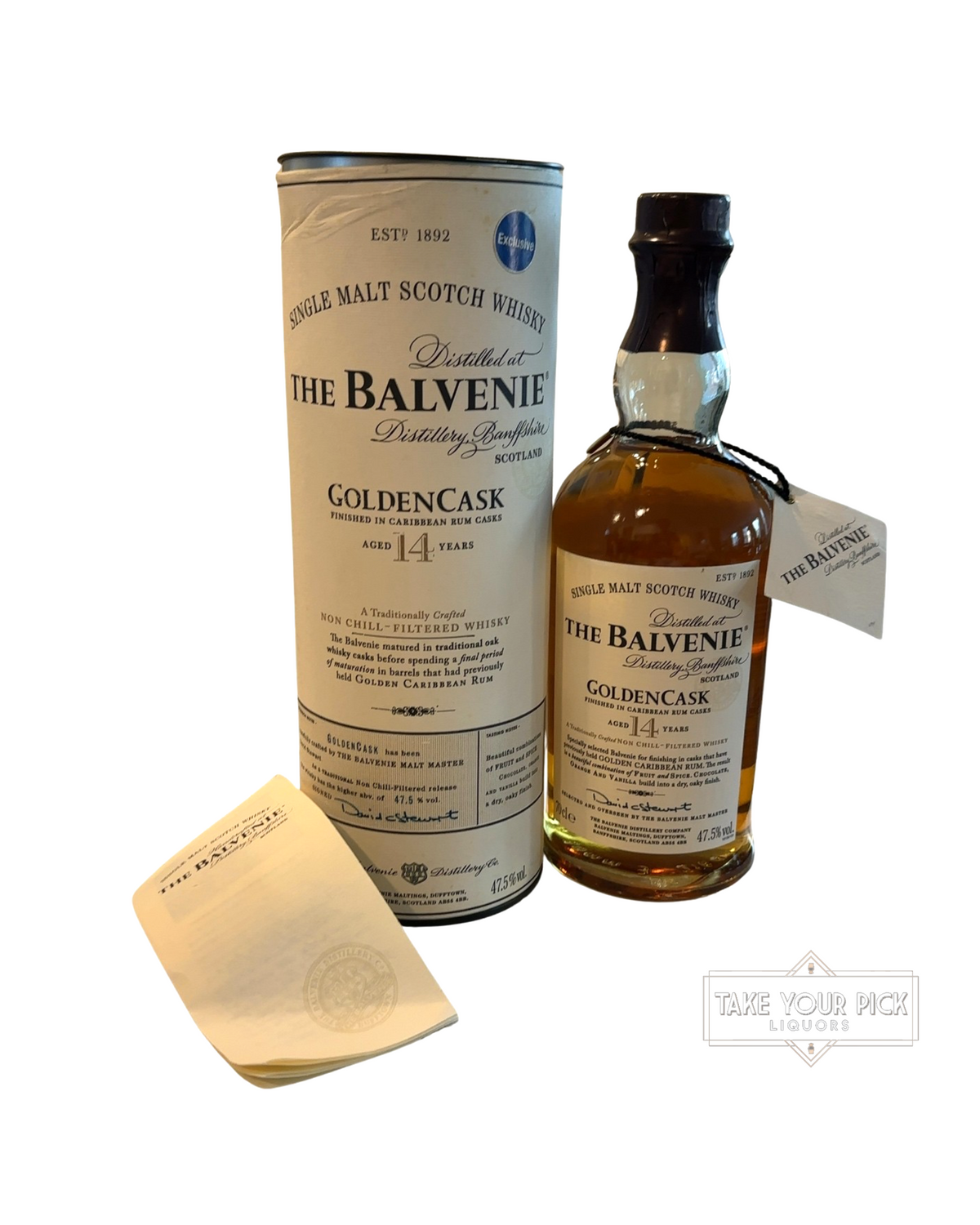2009 The Balvenie GoldenCask 14 Years 95 Proof 95 Proof 700ml