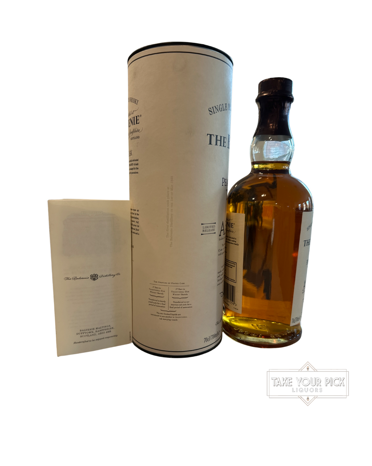2010 Balvenie 17 Year Peated Cask Sweet Spice and Smoke 86 Proof 86 Proof 700ml