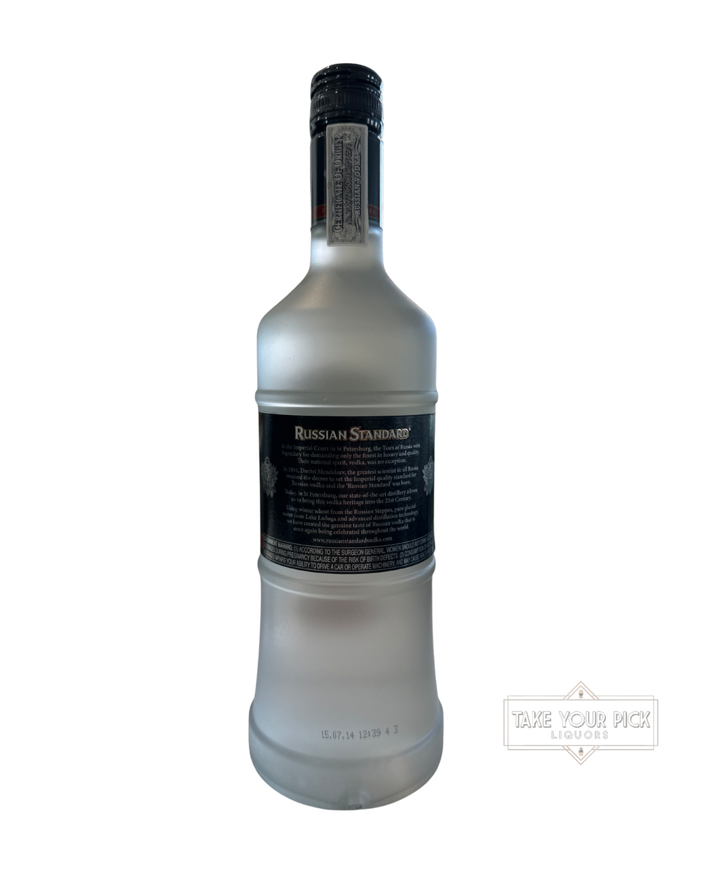 2014 Russian Standard Vodka 80 Proof 80 Proof 750ml