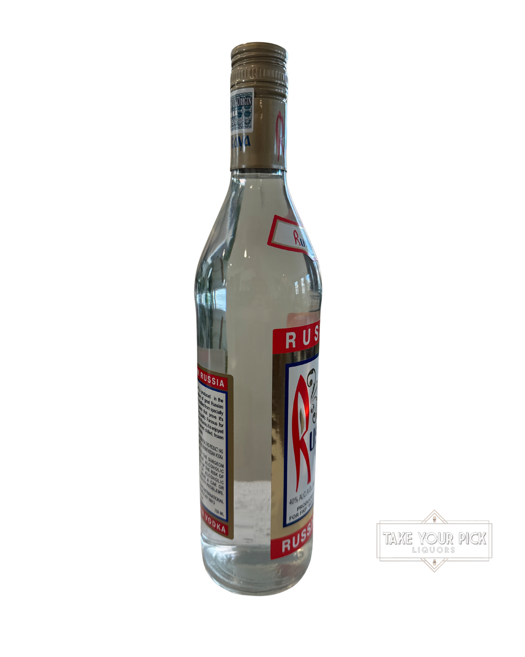 2013 Russkaya Moscow Russian Vodka 80 Proof 80 Proof 750ml