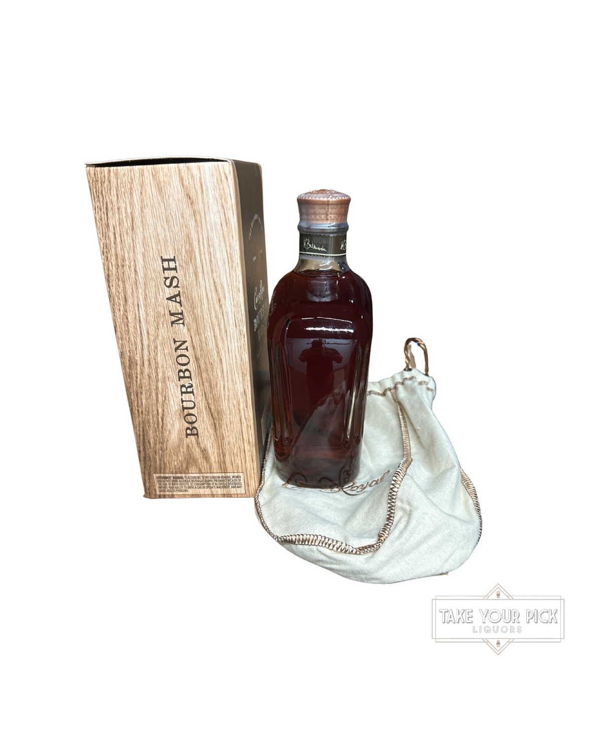2018 Crown Royal Bourbon Mash 80 Proof 750ml With Box & Bag 80 Proof 750ml