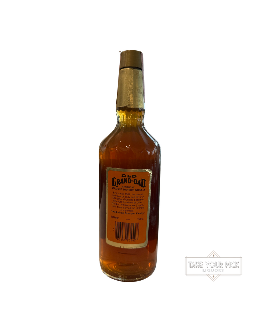 1984 The Old Grand-Dad Distillery Kentucky Straight Bourbon Whiskey 80 Proof 750ml