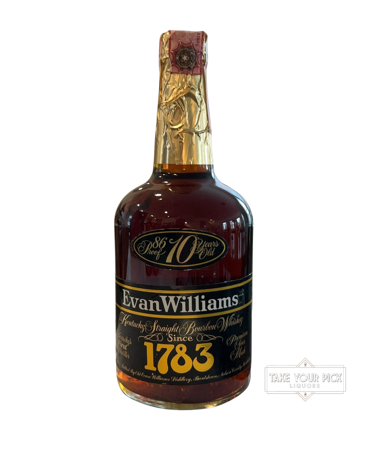1978 Evan Williams 10 Year 86 Proof 86 Proof 750ml