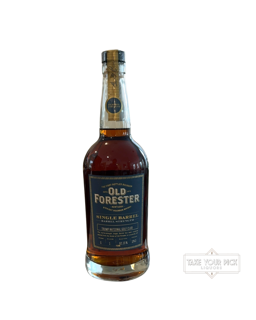 2023 Old Forester Trump National Golf Club Single Barrel 124.3 Proof 750ml