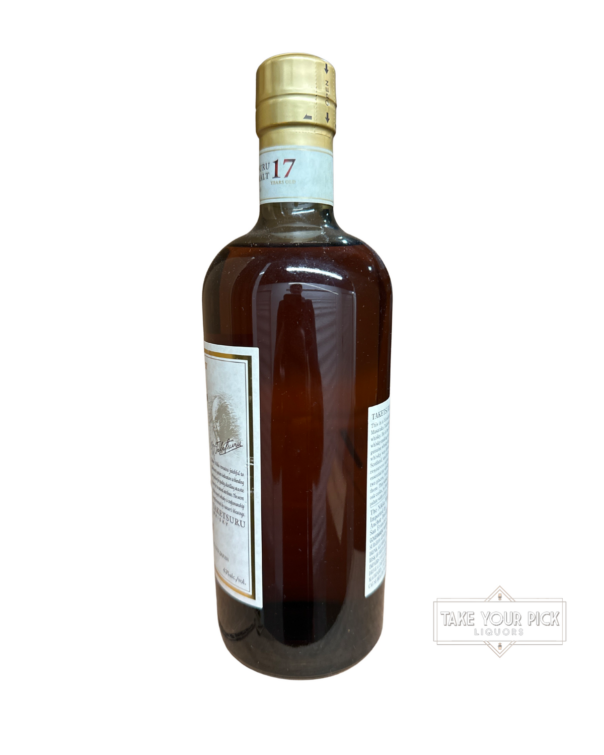 Unknown Nikka 17 Year Taketsuru Pure Malt Whisky 86 Proof 86 Proof 750ml