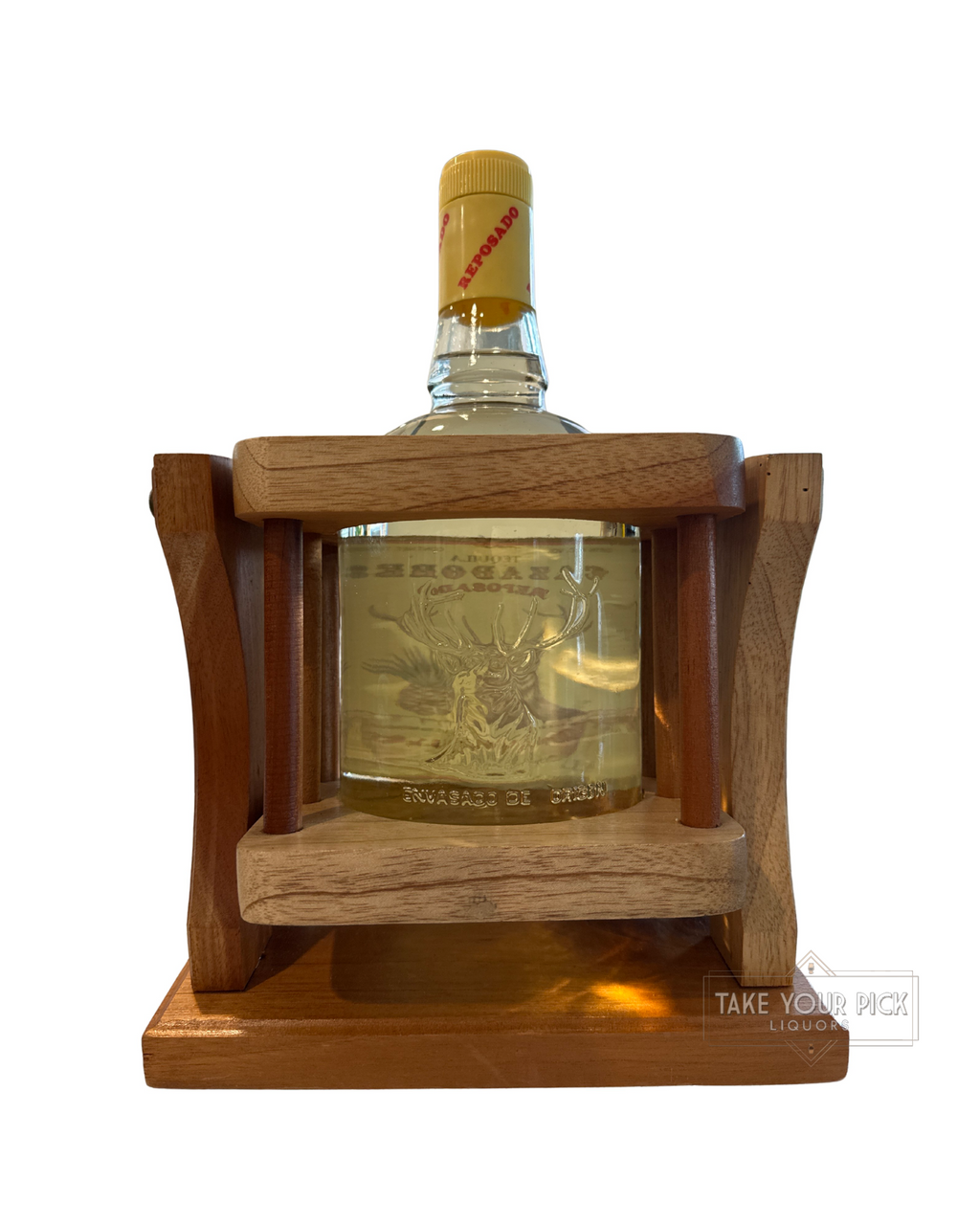 90’s Release Cazadores Reposado 76 Proof 1.75 Liter Wooden Swing 76 Proof 1750ml
