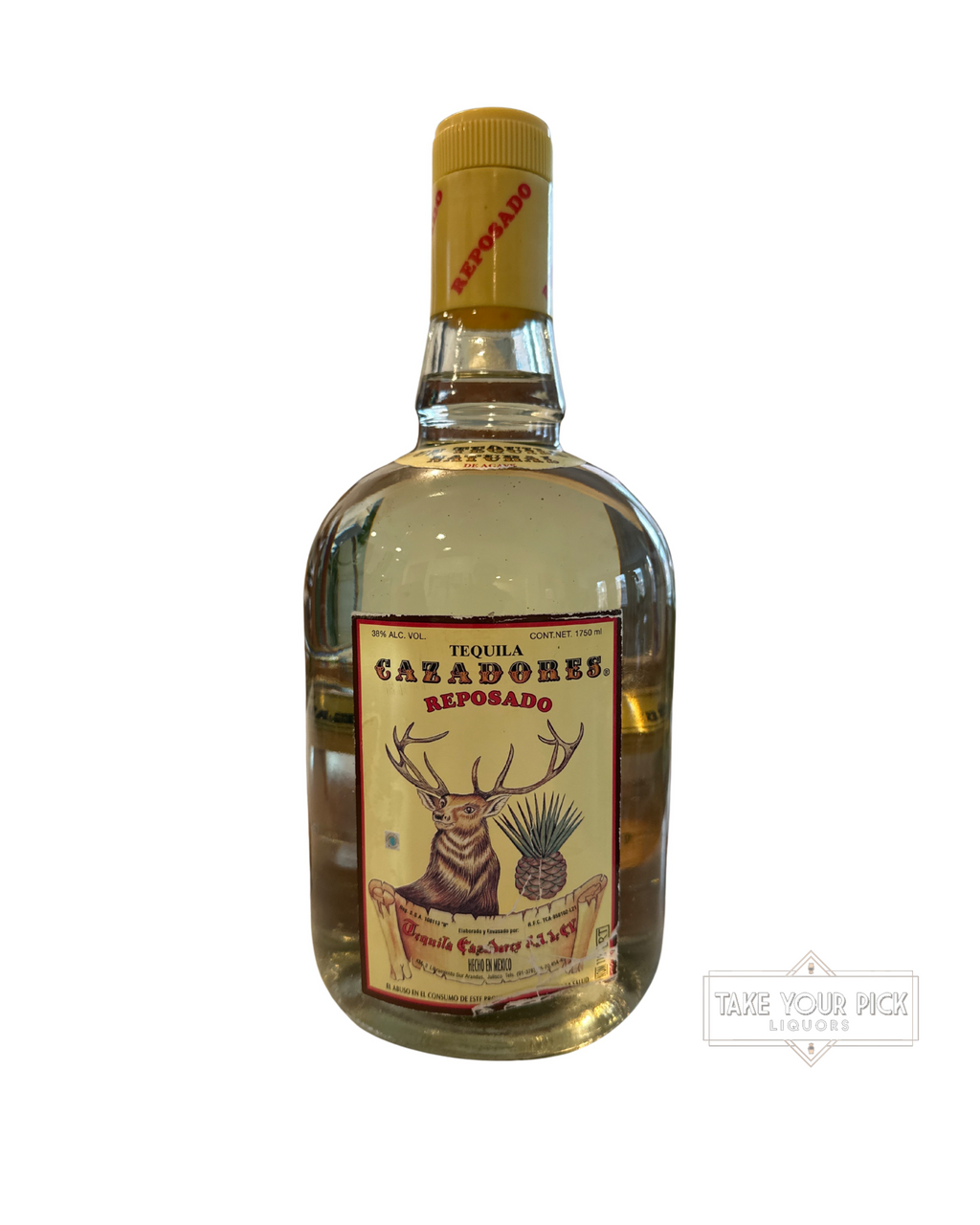 90’s Release Cazadores Reposado 76 Proof 1.75 Liter Wooden Swing 76 Proof 1750ml