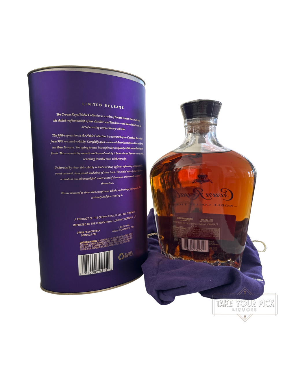 2021 Crown Royal Noble Collection 16 Year Rye 90 Proof 750ml