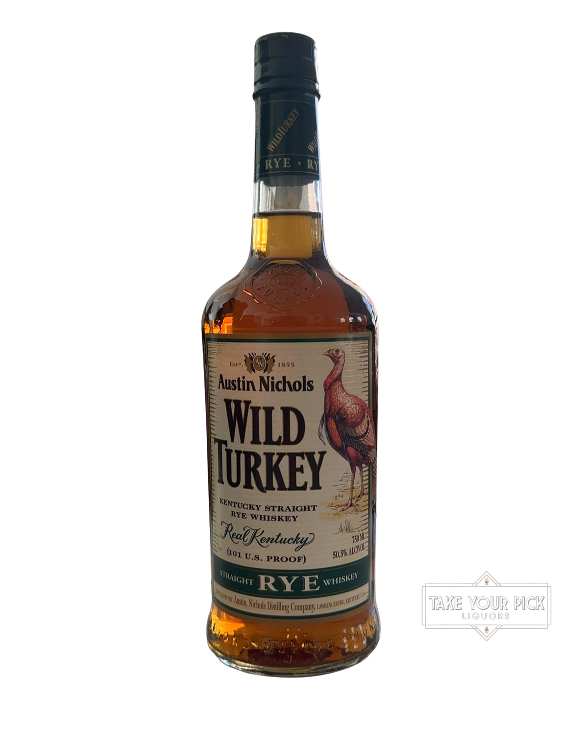 2011 Austin Nichols Wild Turkey Kentucky Straight Rye Whiskey 101 Proof 750ml