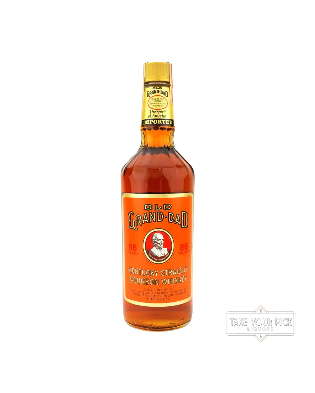 Old Grand-Dad National Distillers 1985 86 Proof 750ml