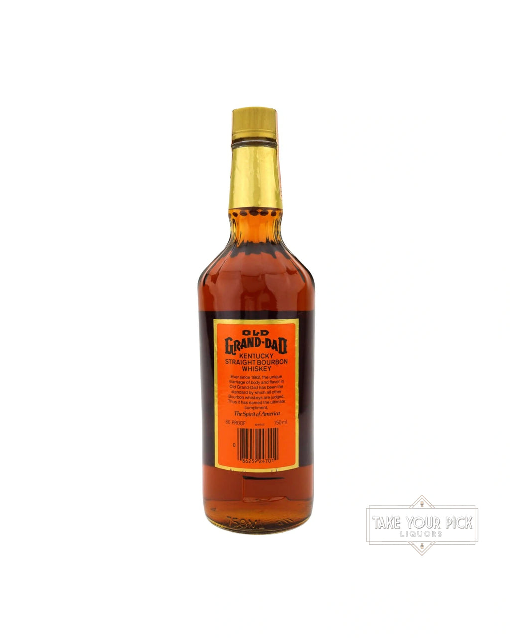 Old Grand-Dad National Distillers 1985 86 Proof 750ml