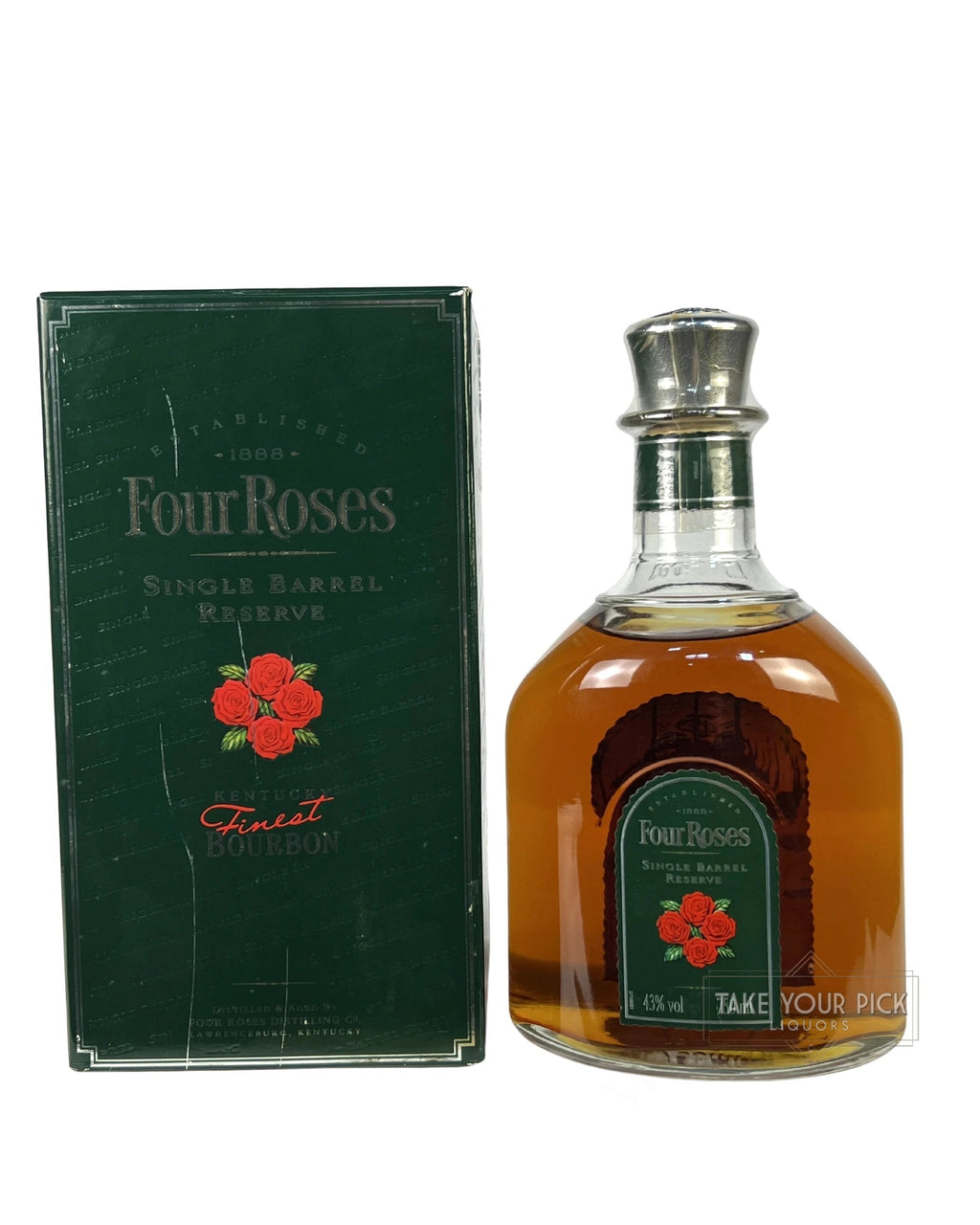 1990s Four Roses Original Single Barrel 86 Proof 750ml