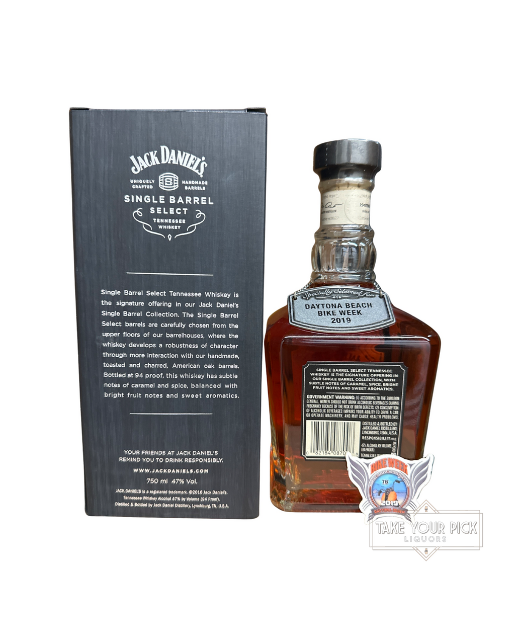 2019 Jack Daniel's Single Barrel Select Tennessee Whiskey 94 Proof 750ml