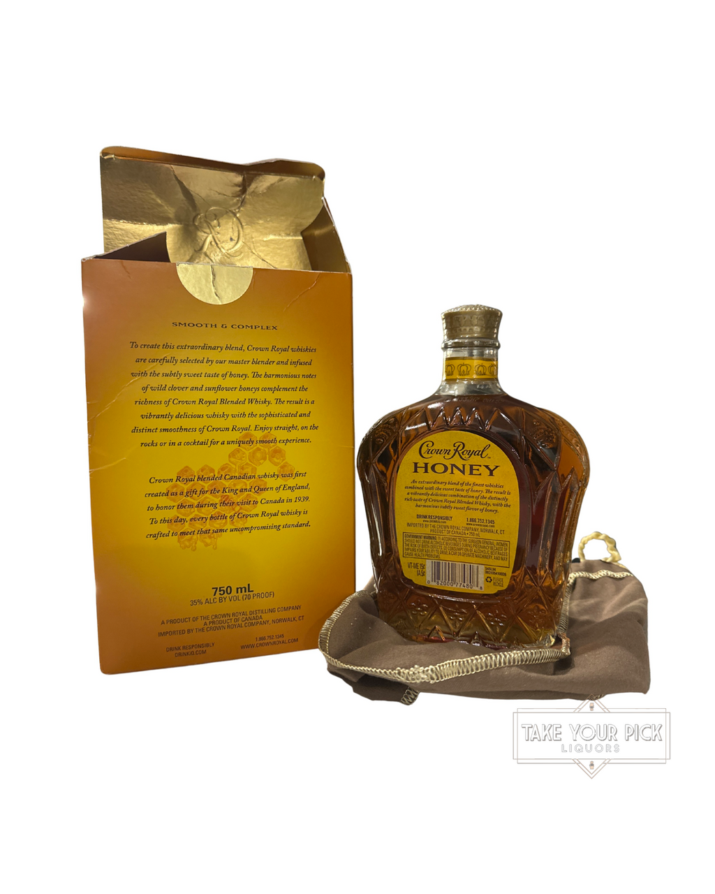 2016 Crown Royal Honey 70 Proof 750ml