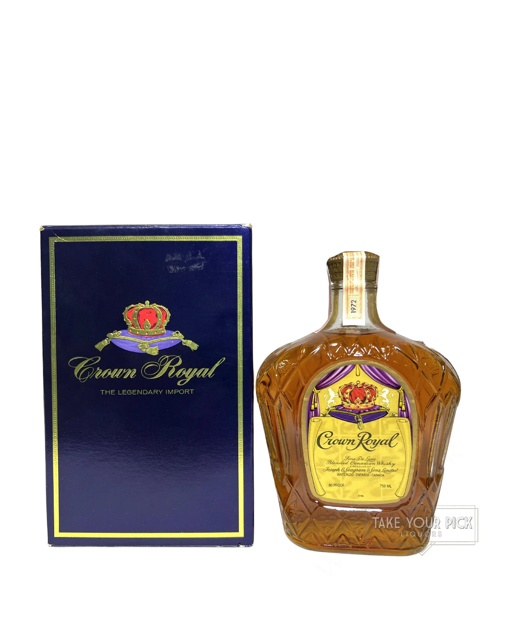 Crown Royal 1973 with box