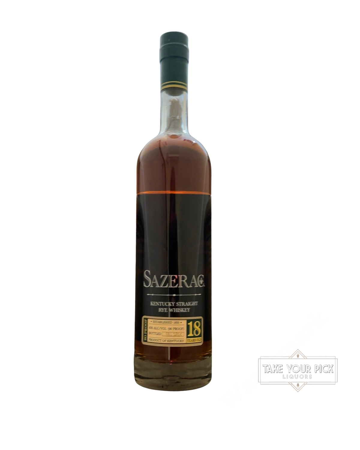 Sazerac Kentucky Straight Rye Whiskey 90 Proof