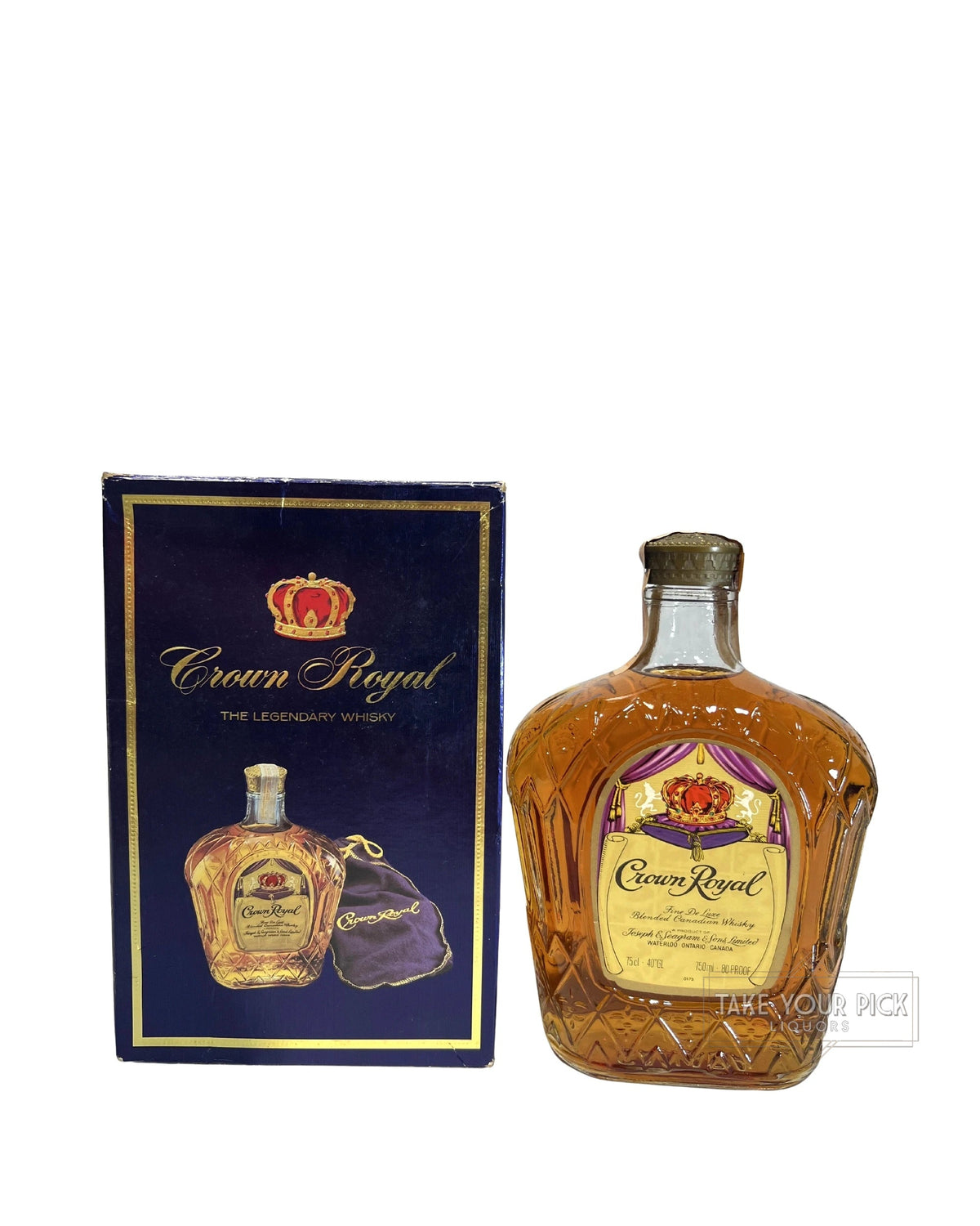 1977 Crown Royal 80 Proof 750ml
