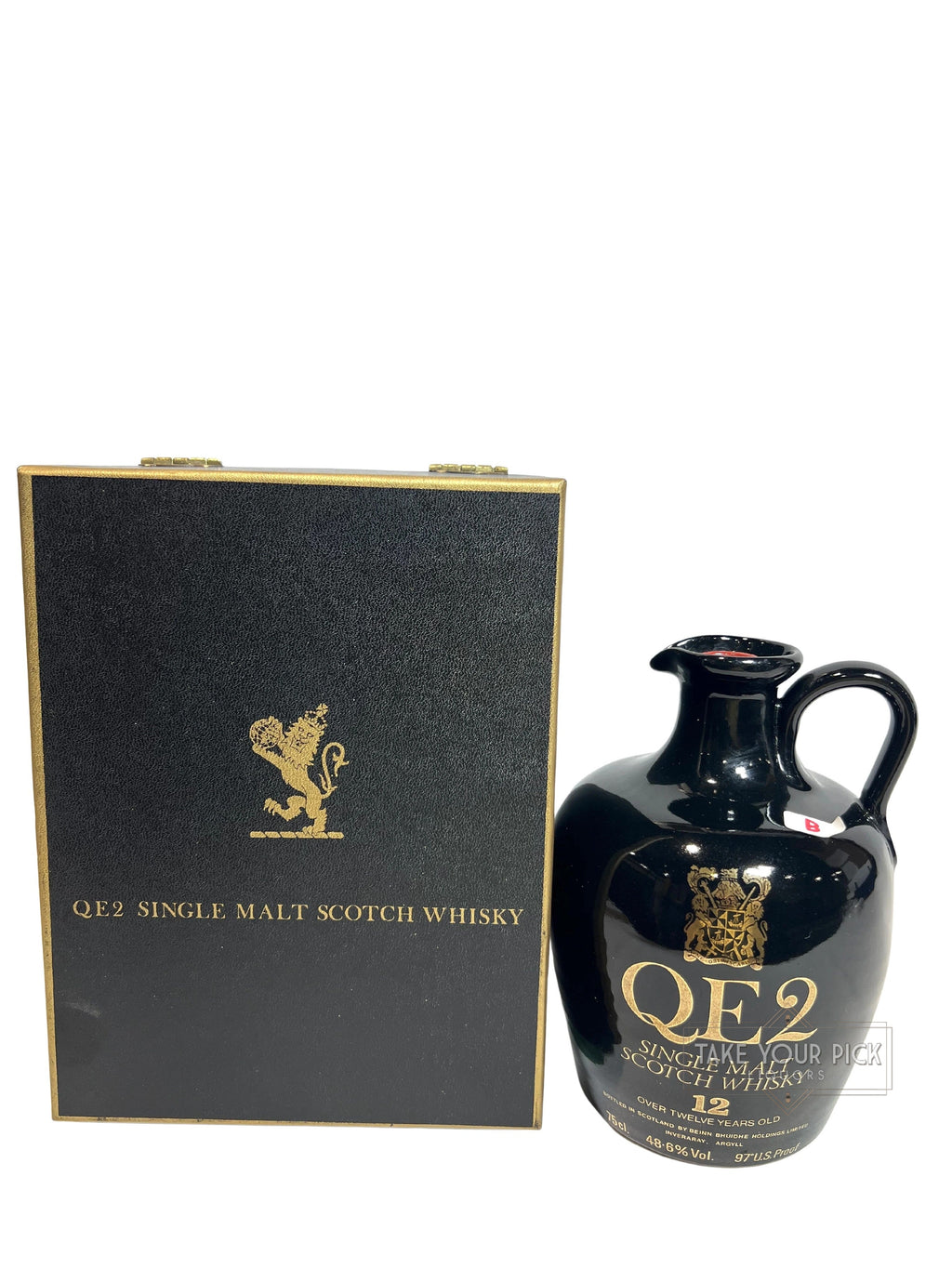 1990 QE2 12 Year (Auchentoshan) sold on the Queen Elizabeth II 97 Proof 750ml