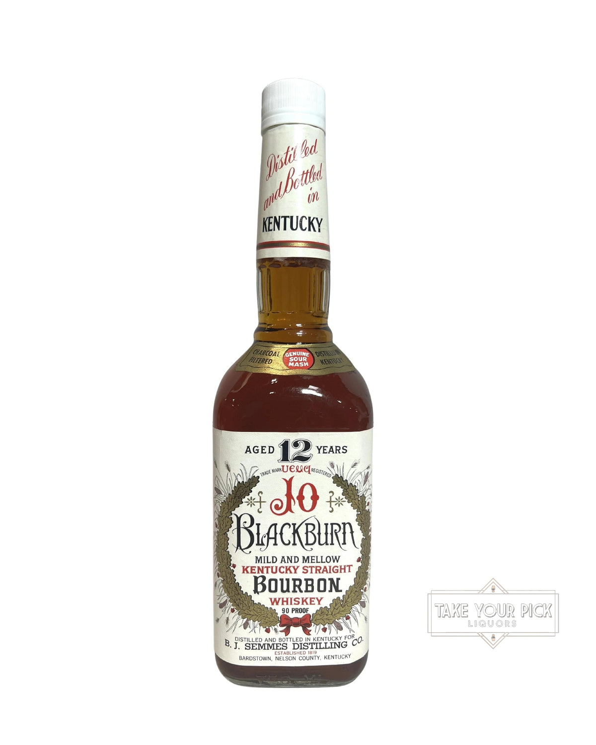 2003 Jo Blackburn 12 Year Heaven Hill pre-fire 90 Proof 750ml