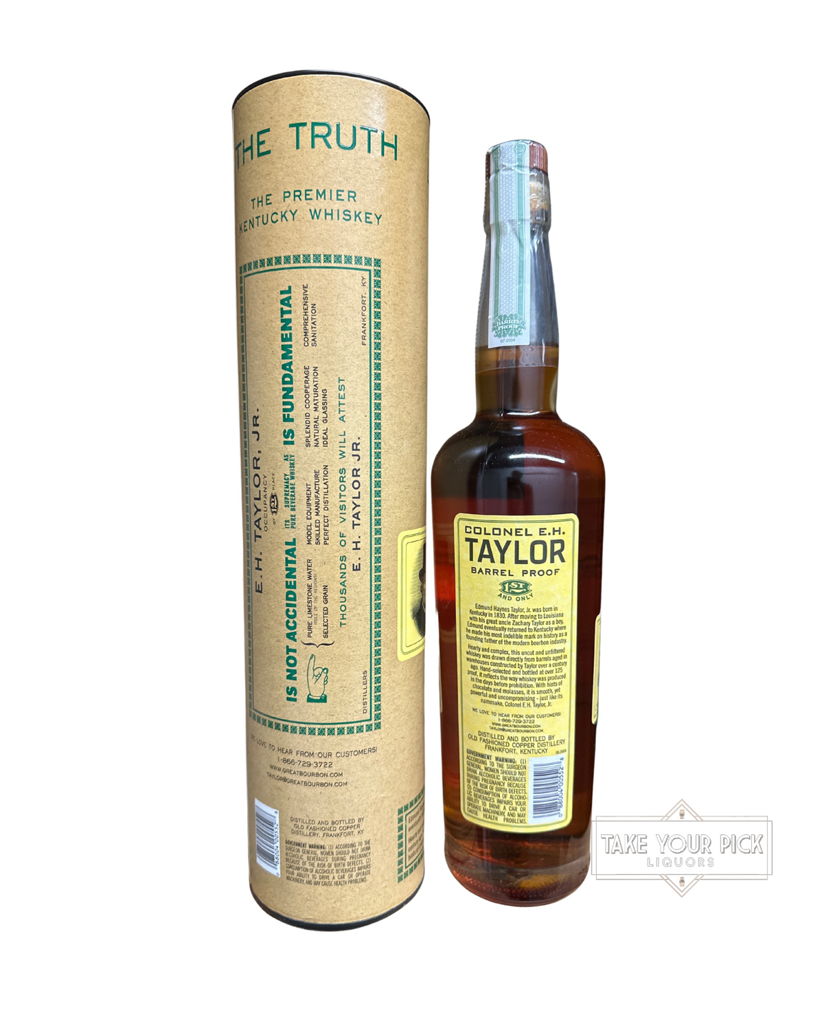 2013 Colonel E.H. Taylor Barrel Proof Uncut & Unfiltered 135.4 Proof 750ml (Batch 2)