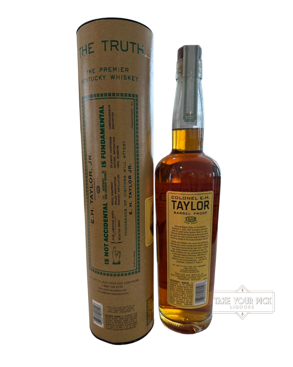 2014 Colonel E.H. Taylor Barrel Proof Uncut & Unfiltered 129.0 Proof (Batch 3)