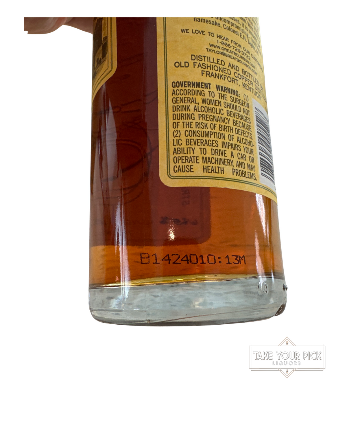 2014 Colonel E.H. Taylor Barrel Proof Uncut & Unfiltered 129.0 Proof (Batch 3)