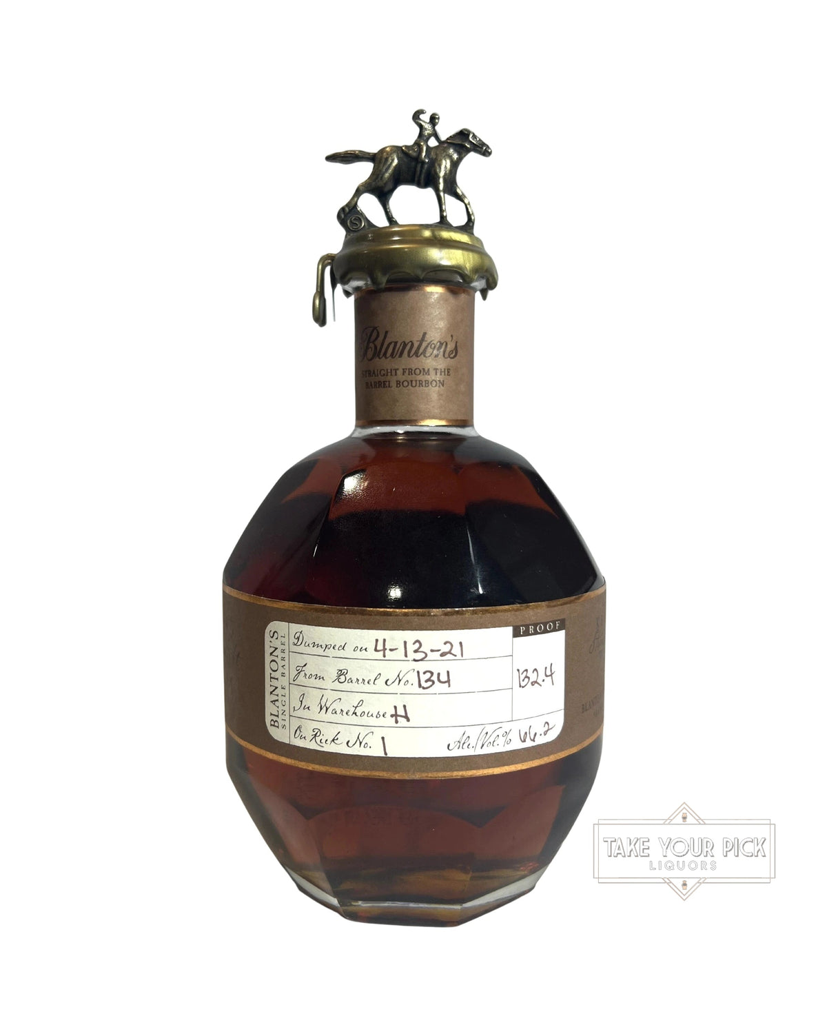 2021 Blanton's Straight from the Barrel 132.4 Proof 750ml