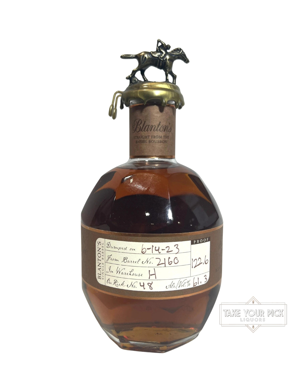 2023 Blanton's Straight From The Barrel 122.6 Proof 700ml