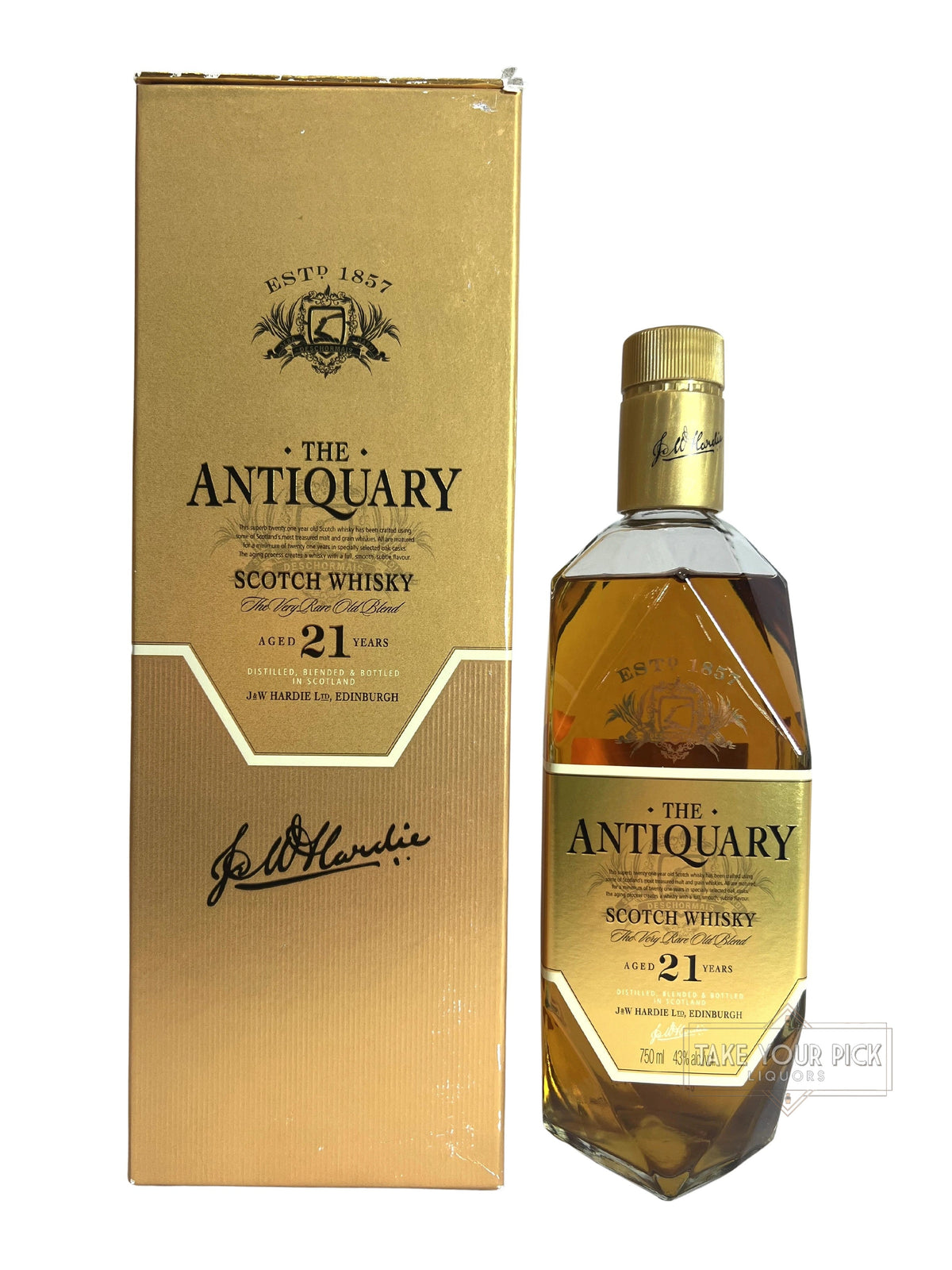The Antiquary 21 Year Scotch 86 Proof 750ml