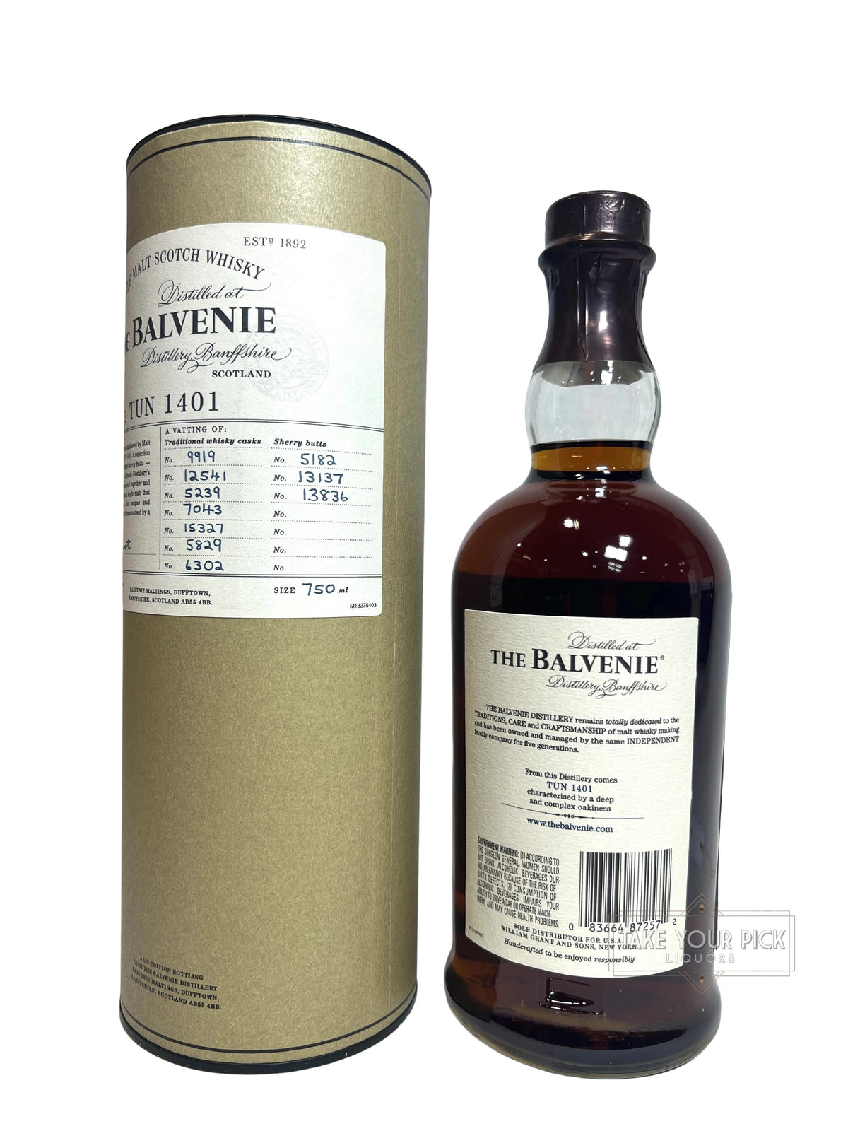 The Balvenie Tun 1401 Batch No.3 100.6 Proof 750ml
