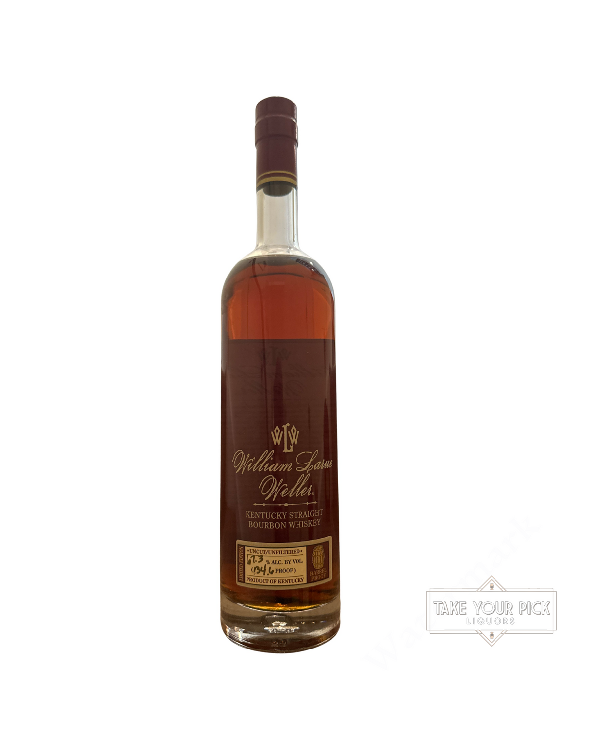 William Larue Weller Kentucky Straight Bourbon Whiskey 134.6 Proof