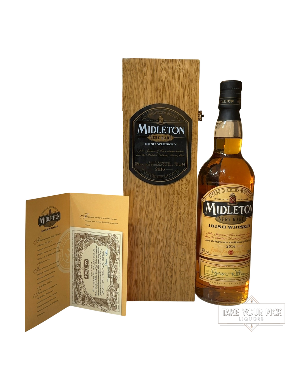 2016 Midleton Distillery Midleton Very Rare Irish Whiskey 80 Proof 700ml