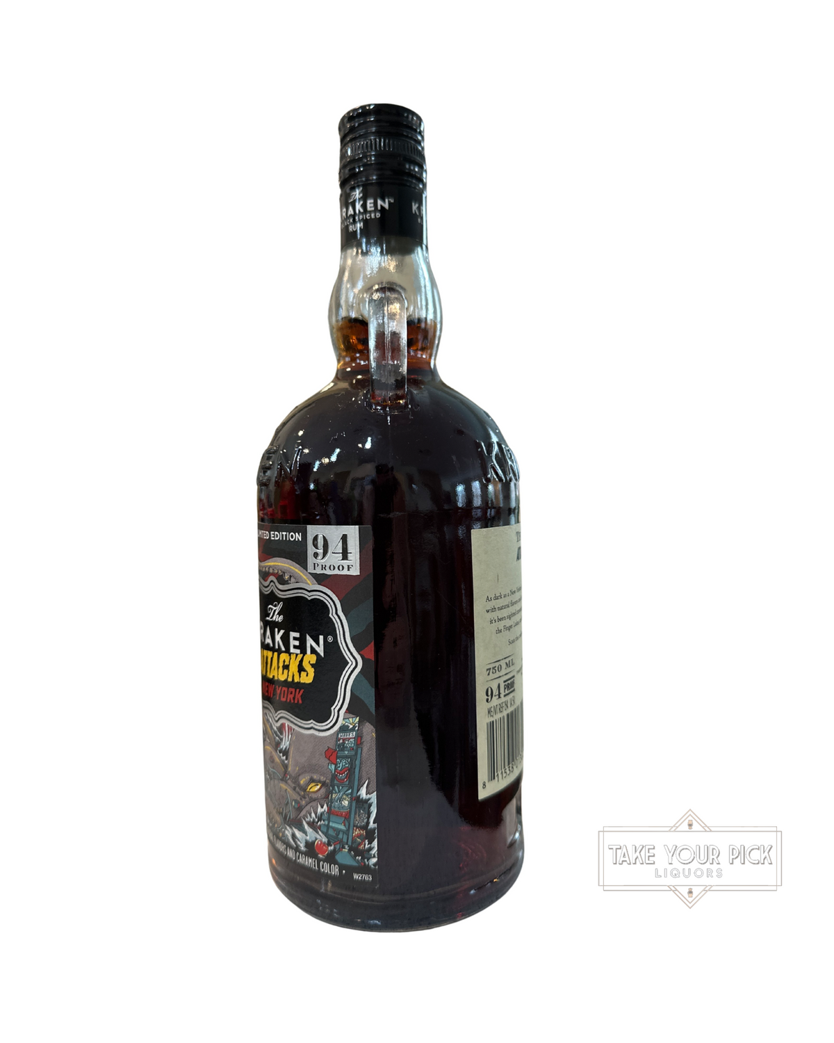 2021 The Kraken Attacks New York Limited Edition 94 Proof 750ml