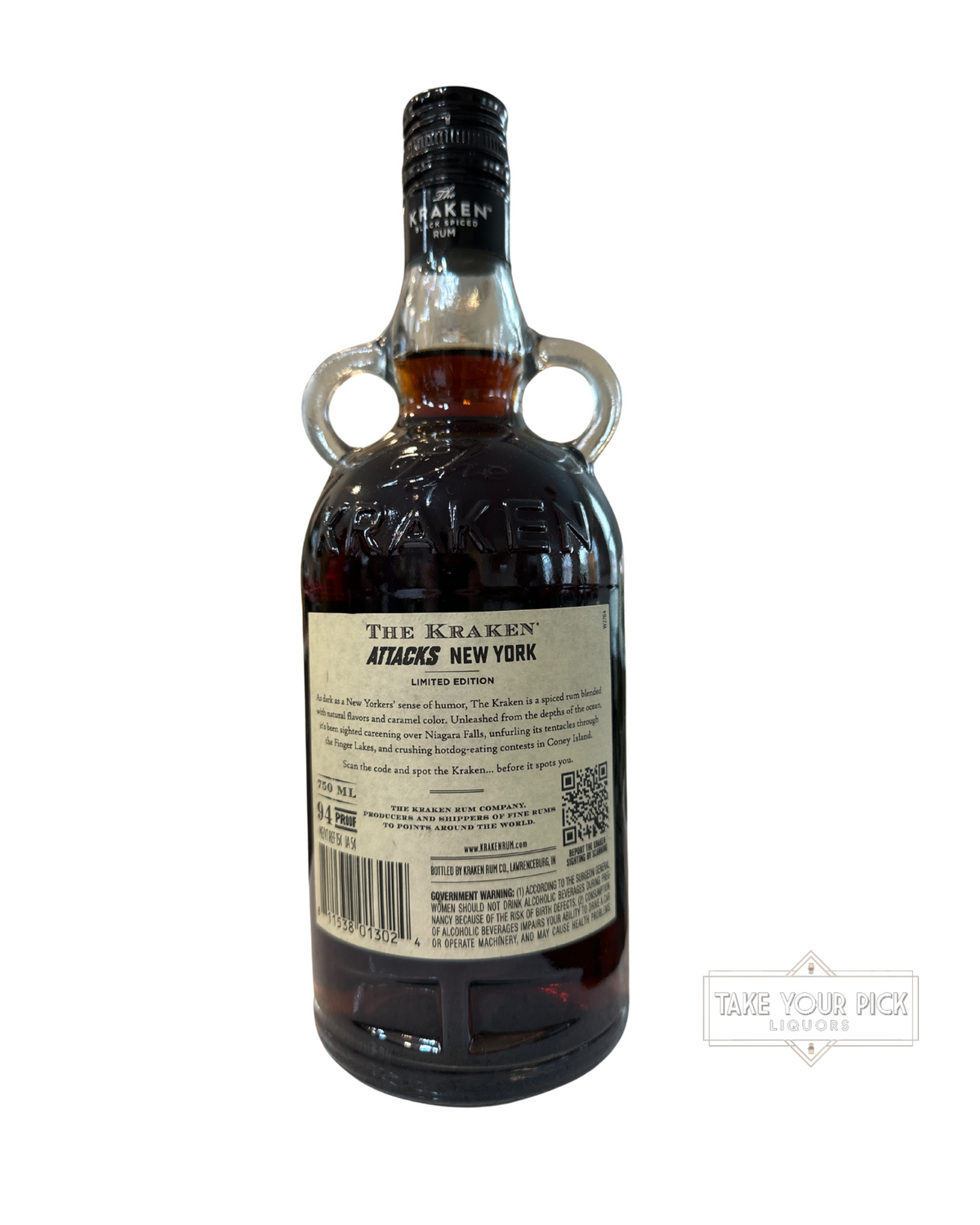 2021 The Kraken Attacks New York Limited Edition 94 Proof 750ml