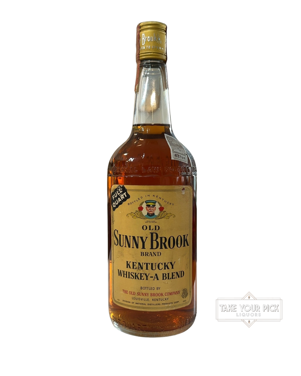 1957 Old Sunny Brook (Division of National Distillers) 86 Proof 1000ml