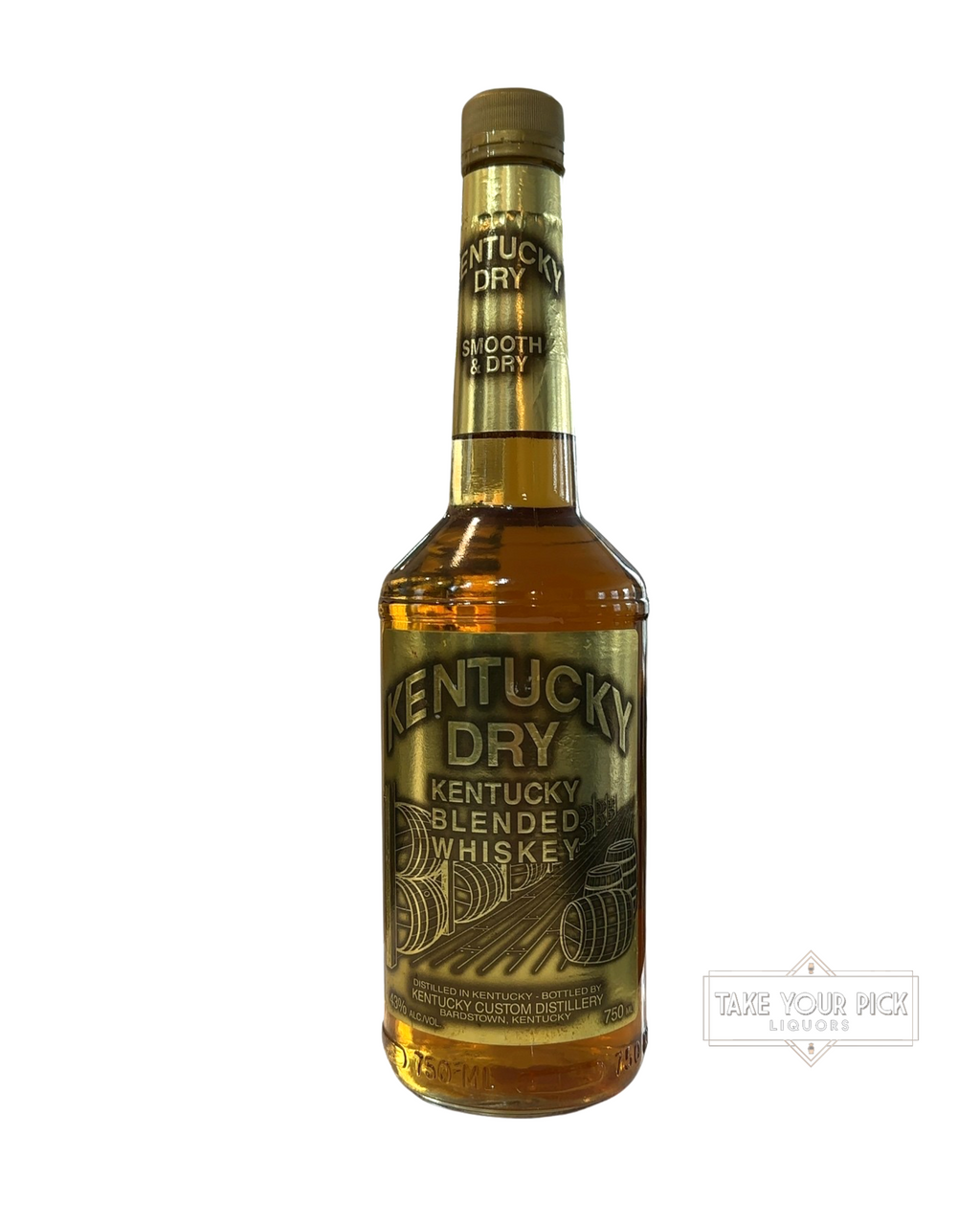 1995 Kentucky Dry Kentucky Blended Whiskey 86 Proof 750ml
