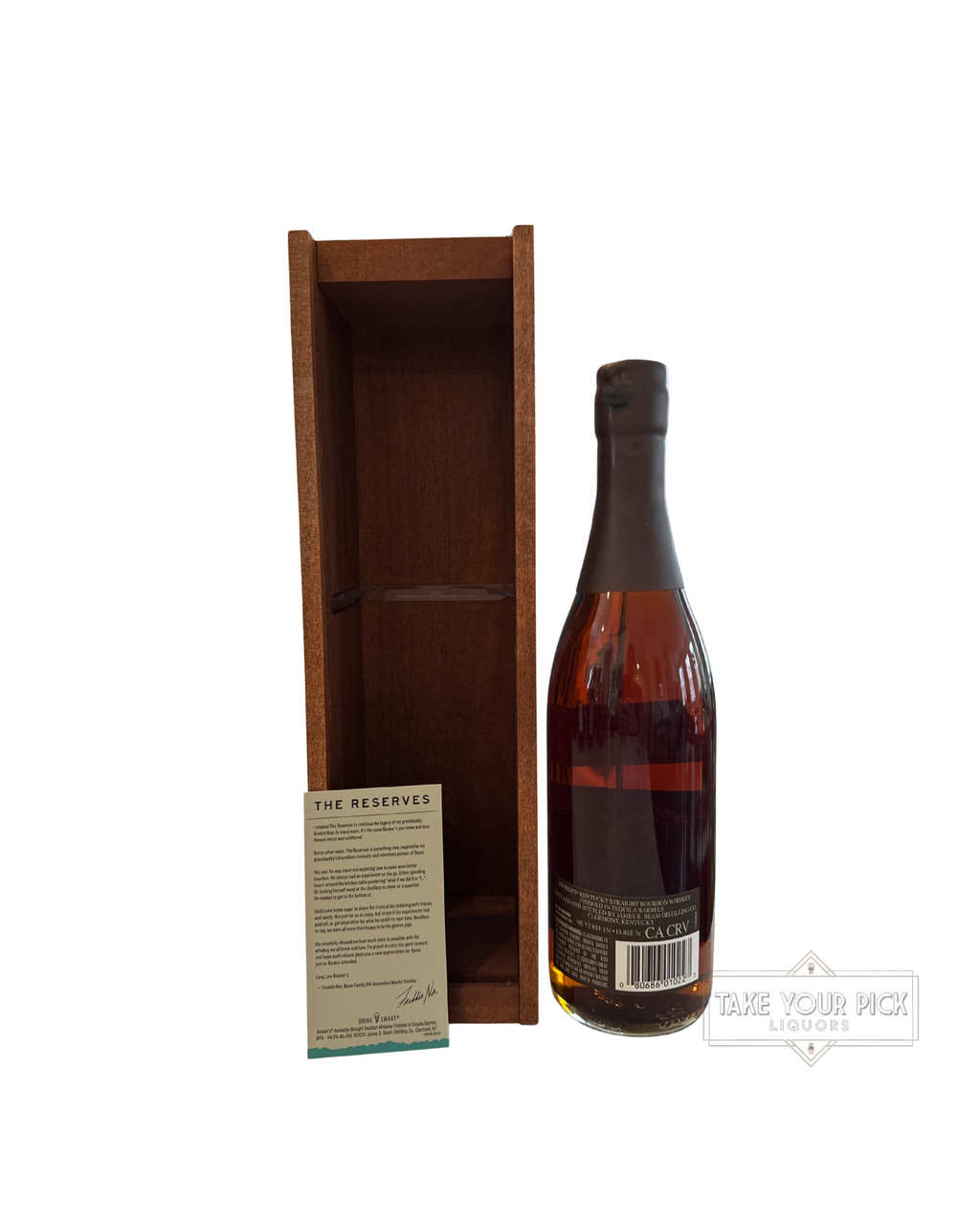 2025 Booker's The Reserves Kentucky Straight Bourbon Whiskey Finished in Tequila Barrels 123.3 Proof 750ml