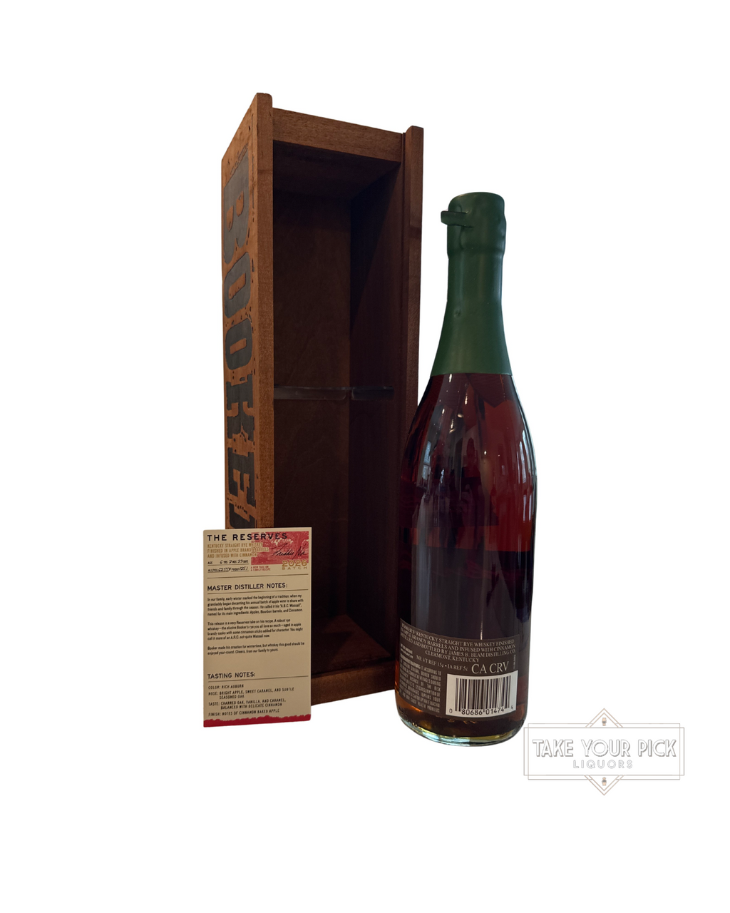 2026 Booker's The Reserves Rye Whiskey 125.1 Proof 750ml