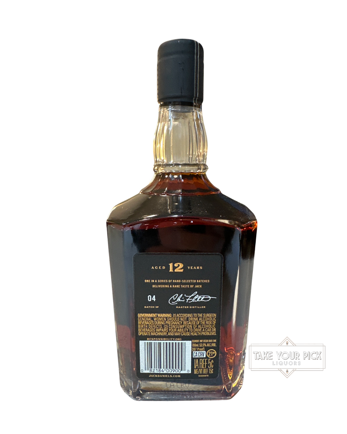 2026 Jack Daniel Distillery Jack Daniel's 12 Years Old 107 Proof 700ml Batch 4