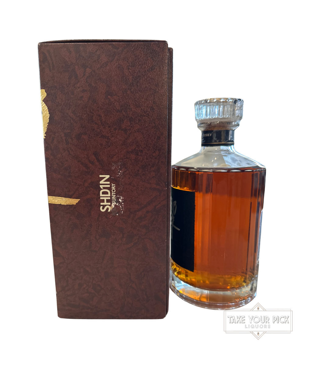 Late 1990's Early 2000's Vintage Hibiki 21 Year Flower Crest with Original Box - 86 Proof 700ml
