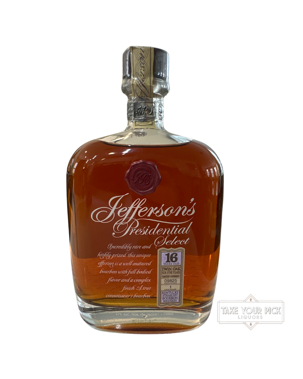 Jefferson's Presidential Select 16 Year 750ml