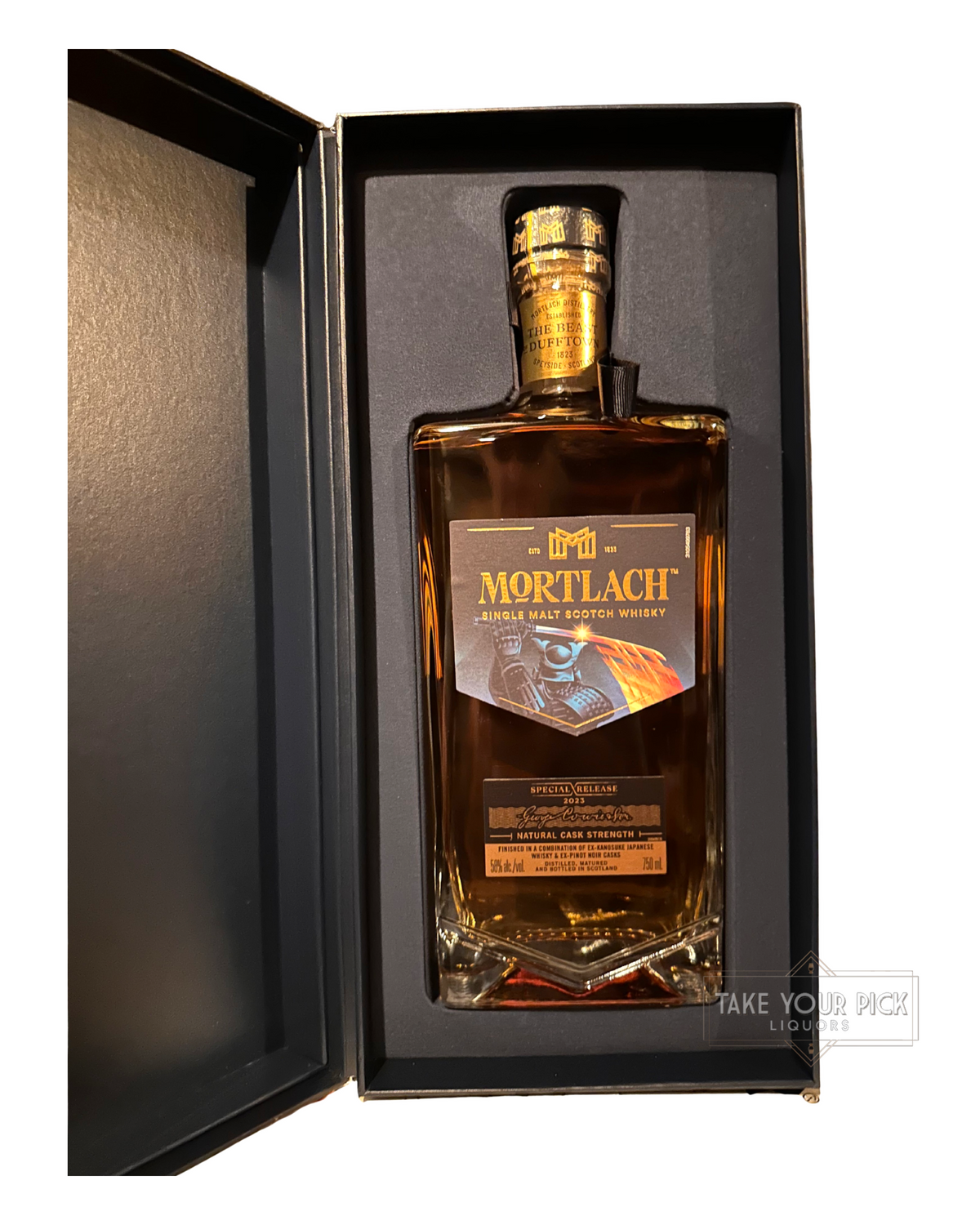 2023 Mortlach Katana’s Edge Single Malt Scotch Whisky Special Release 116 Proof 750ml