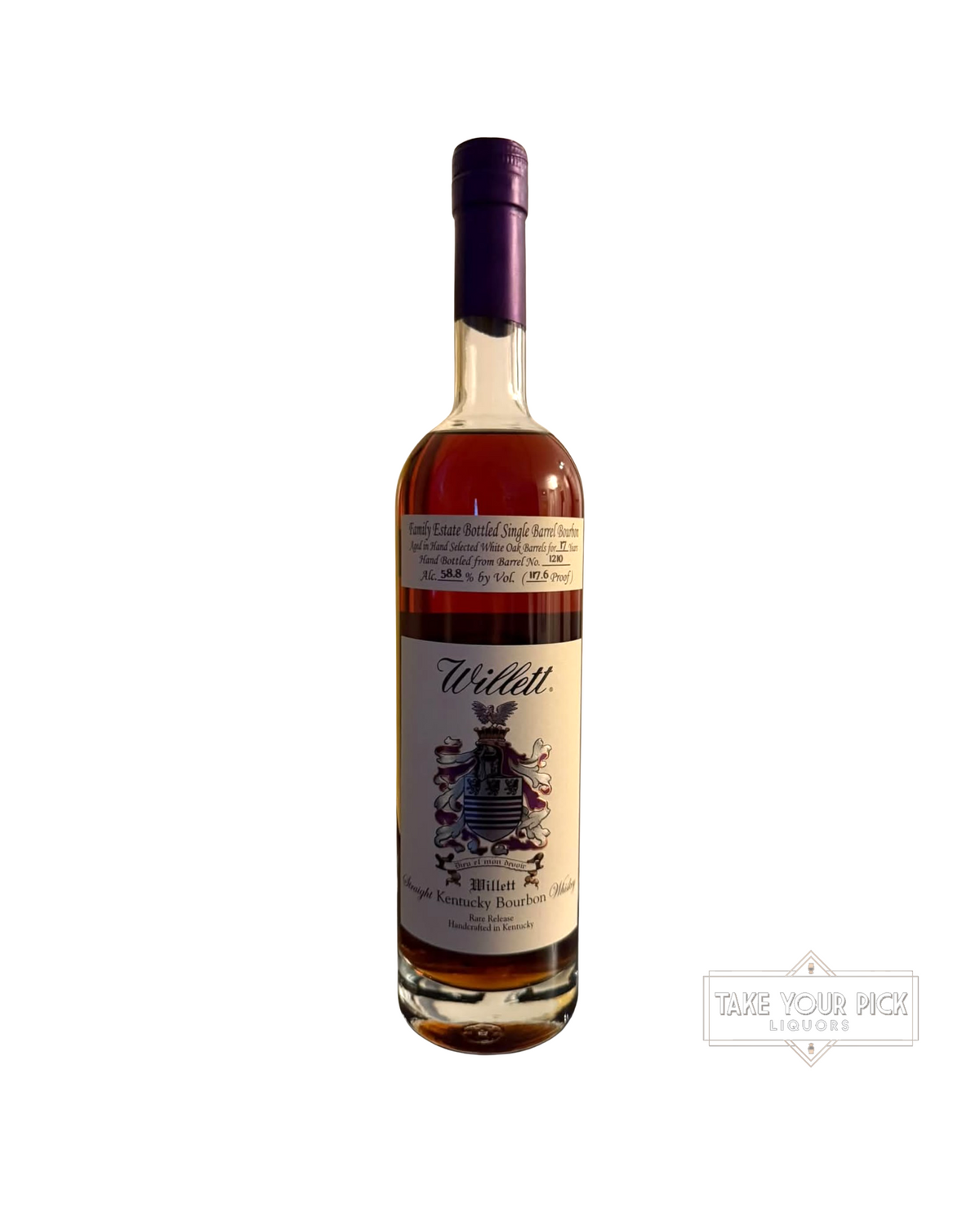 2026 Willett Jack Rose Single Barrel Bourbon 117.6 Proof 750ml